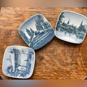 Lot of three B&G mini collector plates